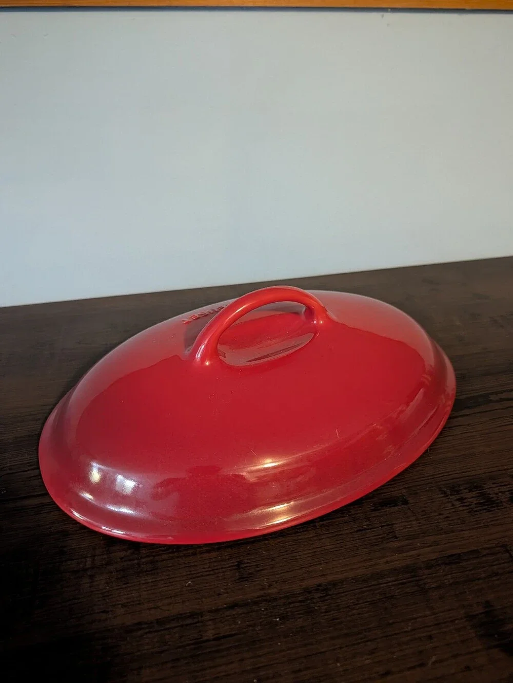 Le Creuset Red Lid for Casserole dish